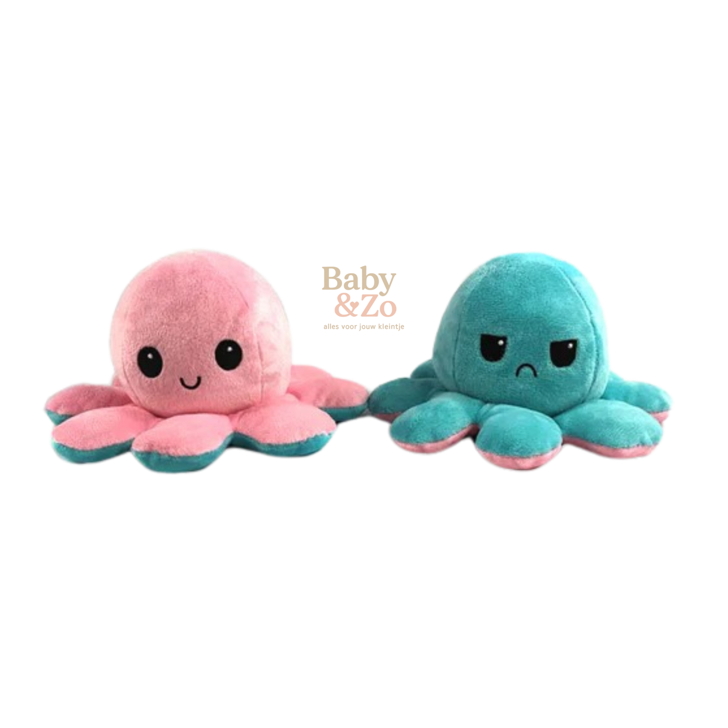Reversible Flip Octopus Stuffed Plush Doll Soft