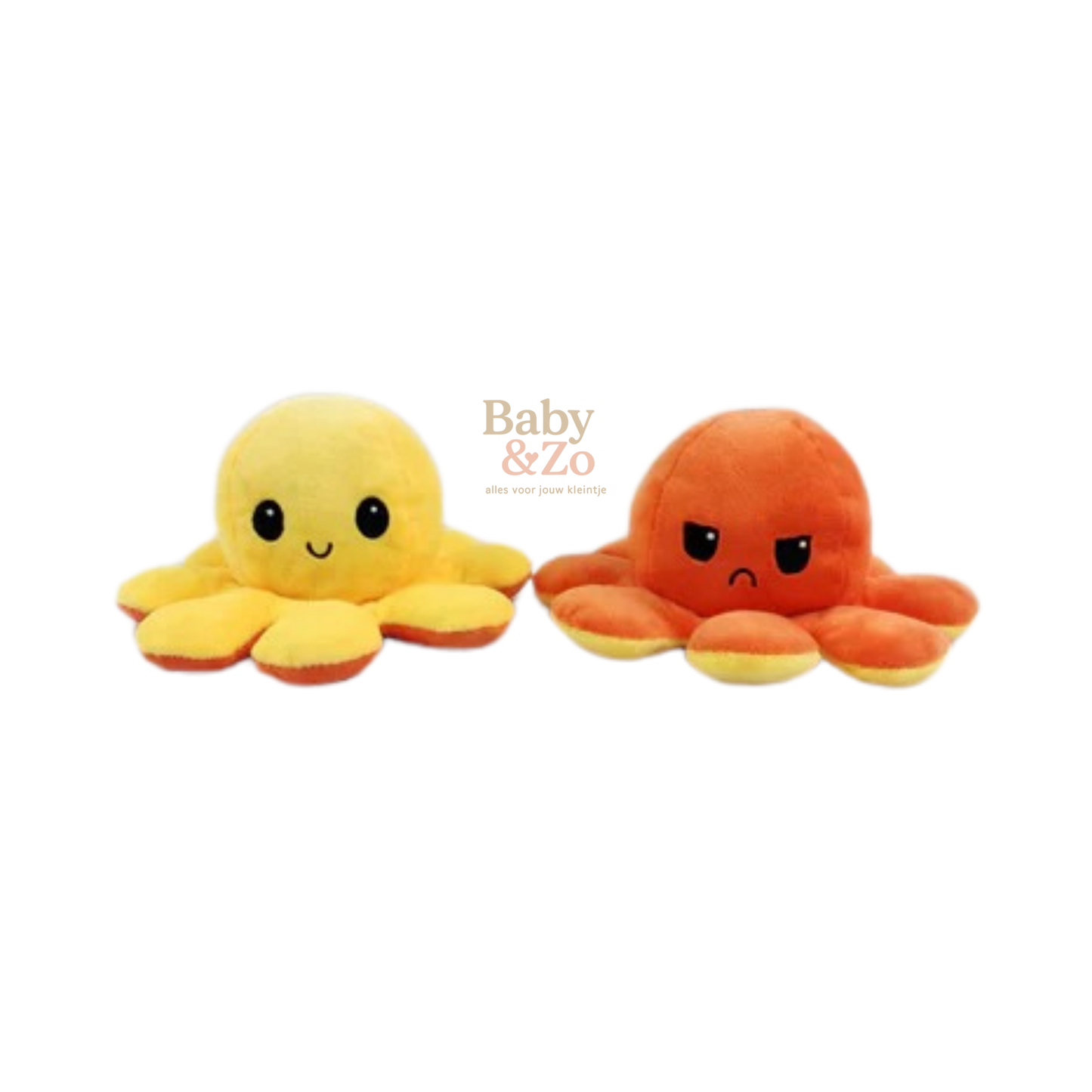 Reversible Flip Octopus Stuffed Plush Doll Soft