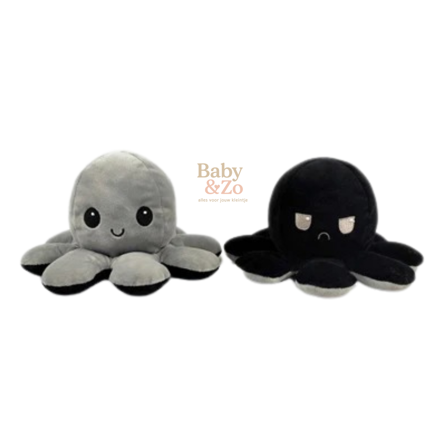 Reversible Flip Octopus Stuffed Plush Doll Soft