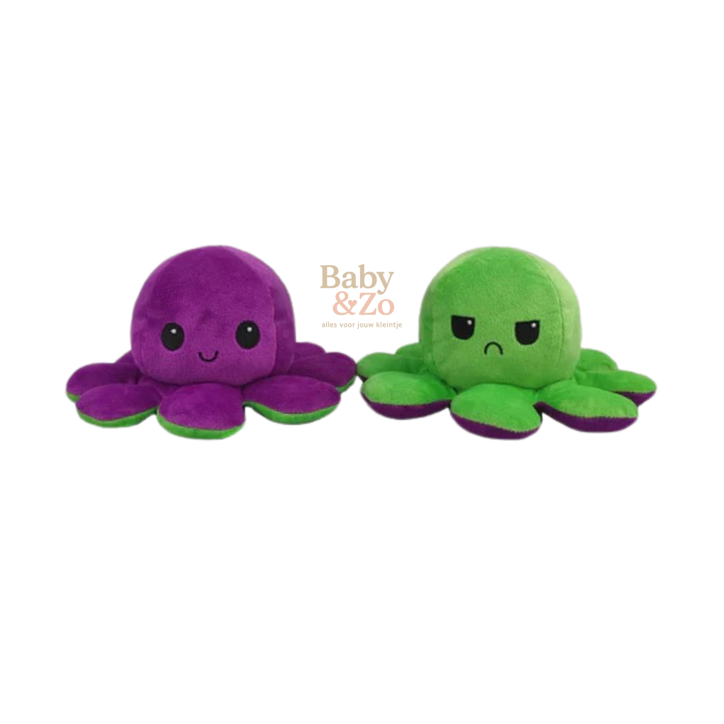 Reversible Flip Octopus Stuffed Plush Doll Soft