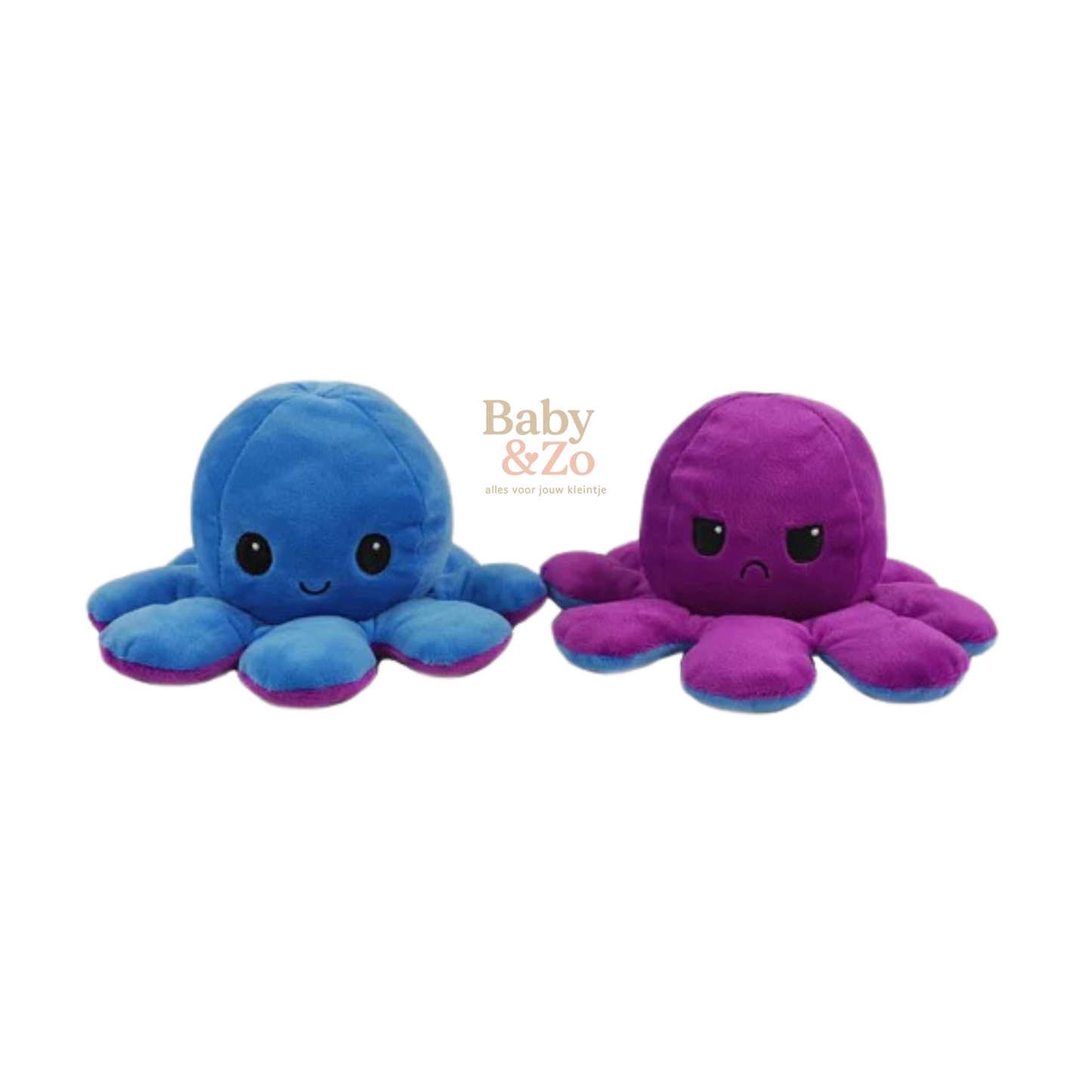 Reversible Flip Octopus Stuffed Plush Doll Soft