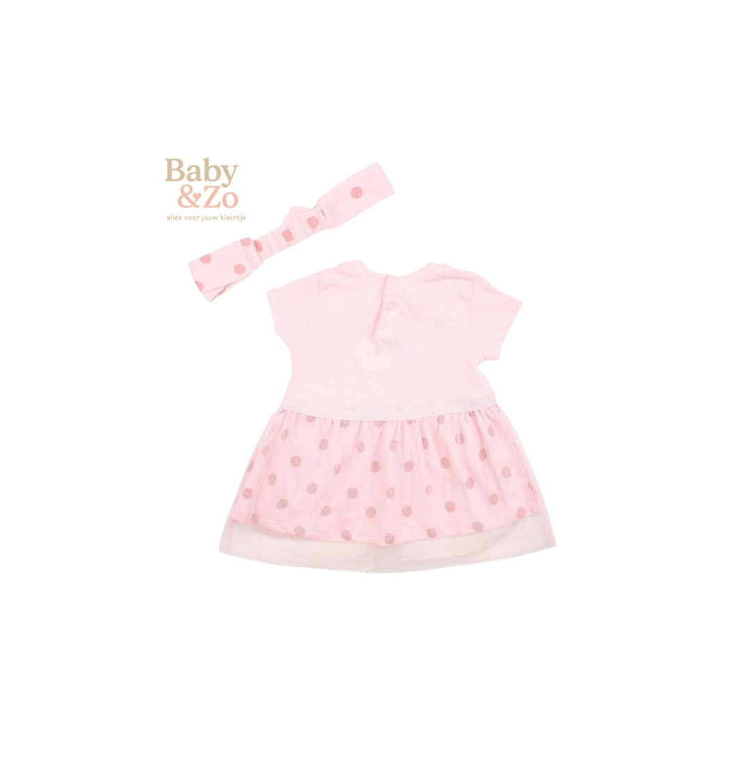 Minnie Mouse Babyjurk van Tule | Inclusief Hanger | Feestelijk 0‑12 mnd
