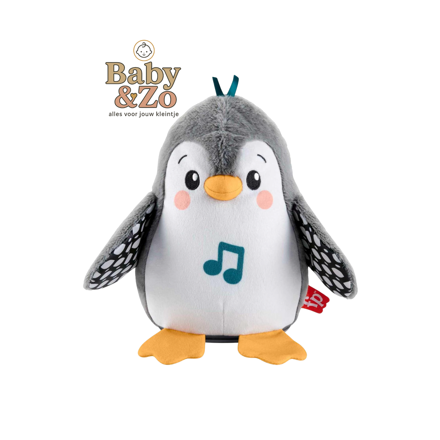 Fisher-Price Flap & Wobble Pinguïn | Interactief Pluche Speelgoed