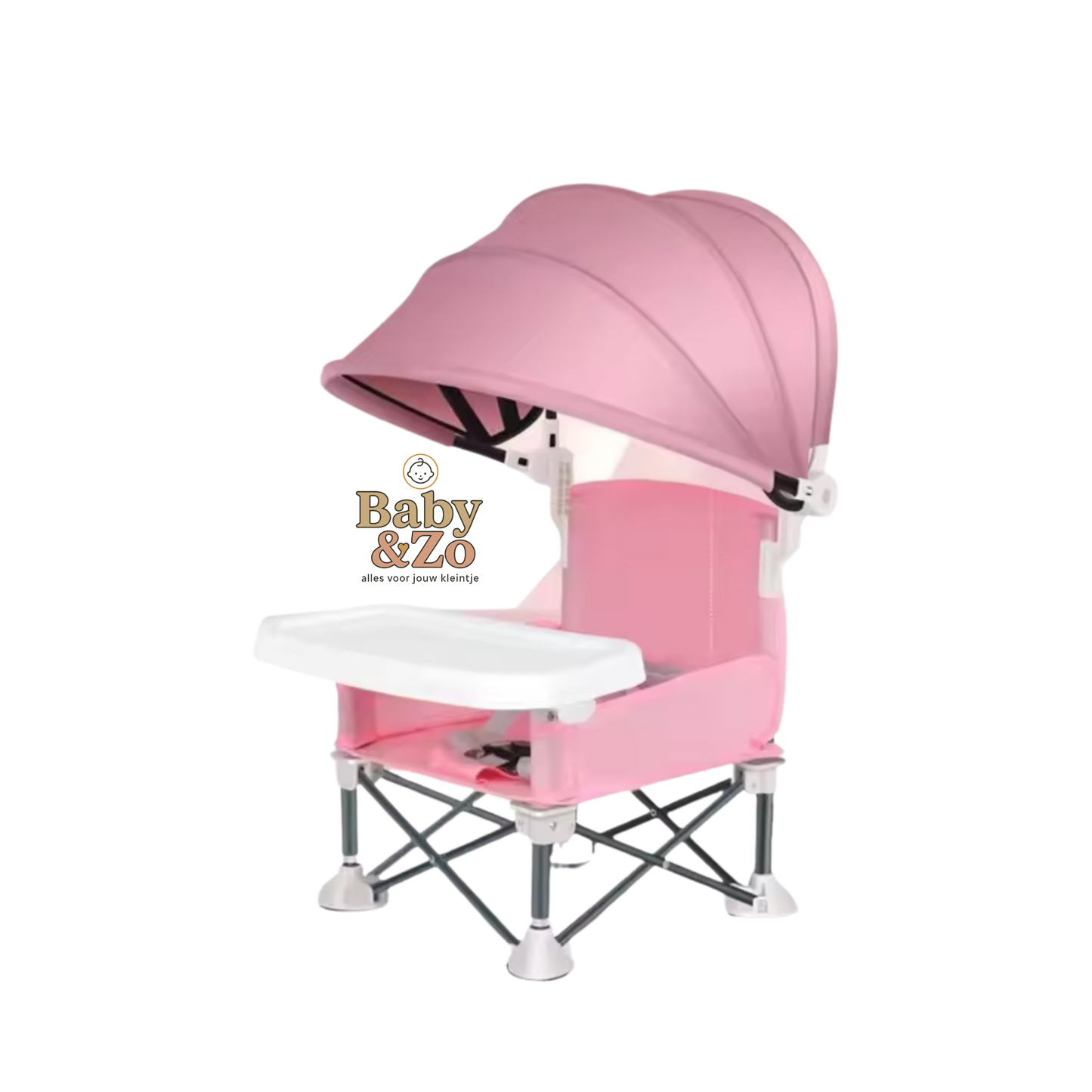 Multifunctionele Inklapbare Baby Eetstoel | Binnen & Buiten Gebruik