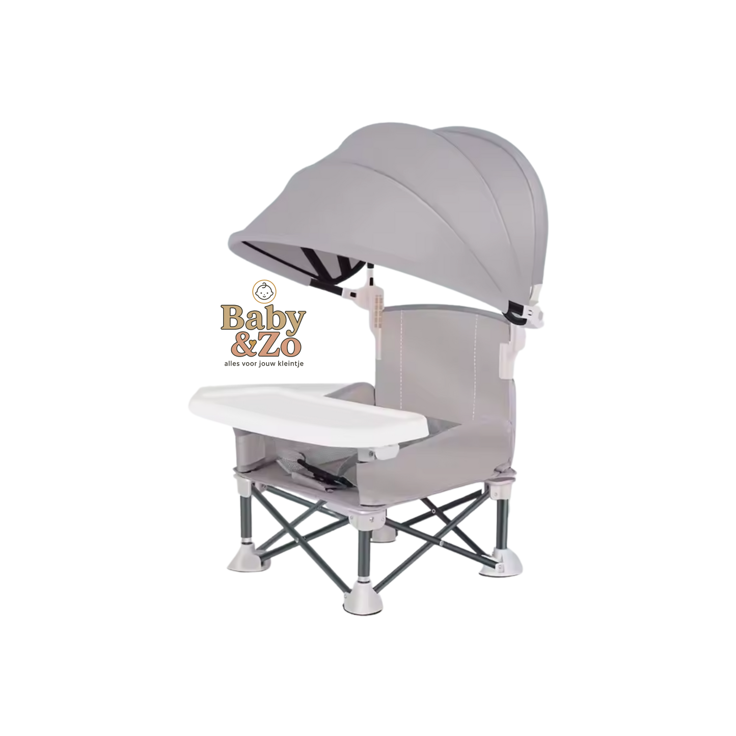 Multifunctionele Inklapbare Baby Eetstoel | Binnen & Buiten Gebruik