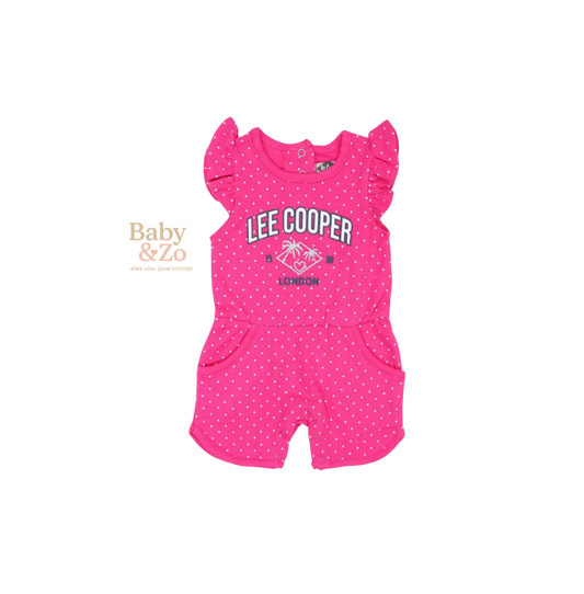 Lee Cooper Baby Jumpsuit Voor Kleine Meisjes met Grote Stijl