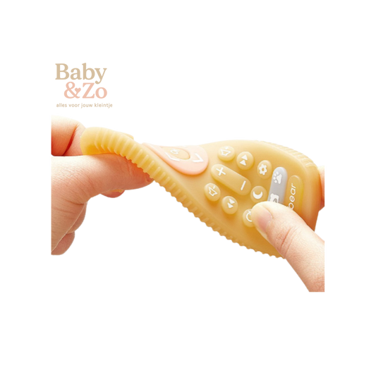 🌟 Verlichte Bijtring in de Vorm van een Afstandsbediening voor Baby’s 🌟
