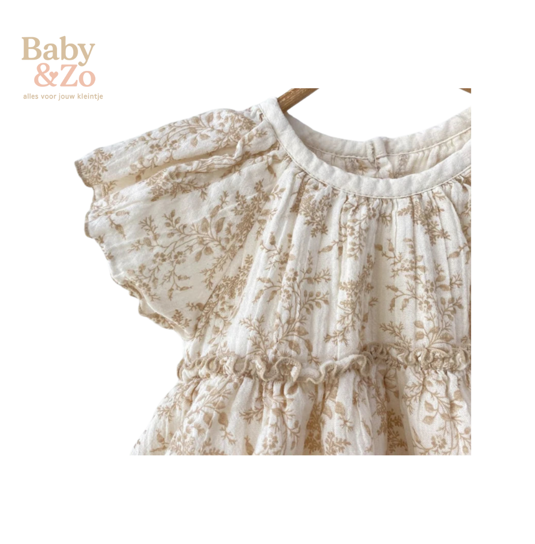 🌸 Schattig Bloemenjurkje voor Baby Meisjes  Zomerfavoriet! 💖