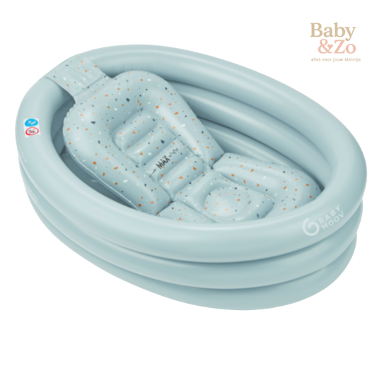 Aqua Dots Badje Opblaasbaar & Schaalbaar Babybadje 🛁