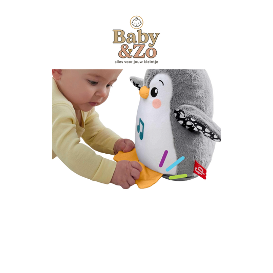 Fisher-Price Flap & Wobble Pinguïn | Interactief Pluche Speelgoed