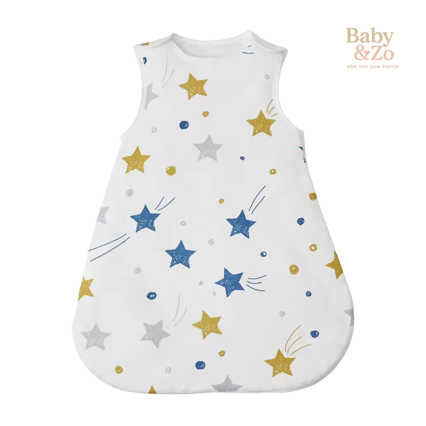 Baby Slaapzak 0‑24 mnd – 2.5 TOG | Zacht Katoen met Leuke Prints