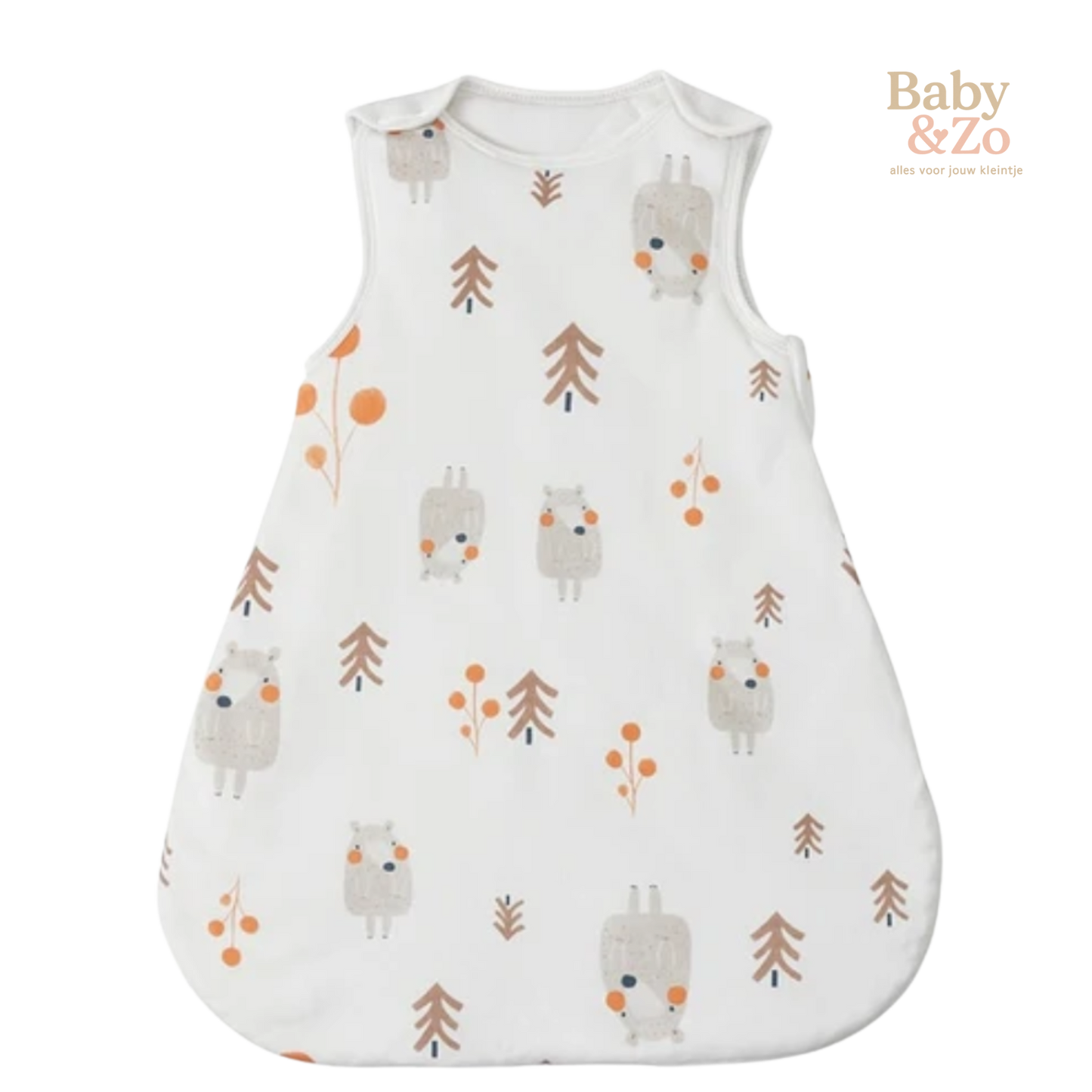 Baby Slaapzak 0‑24 mnd – 2.5 TOG | Zacht Katoen met Leuke Prints