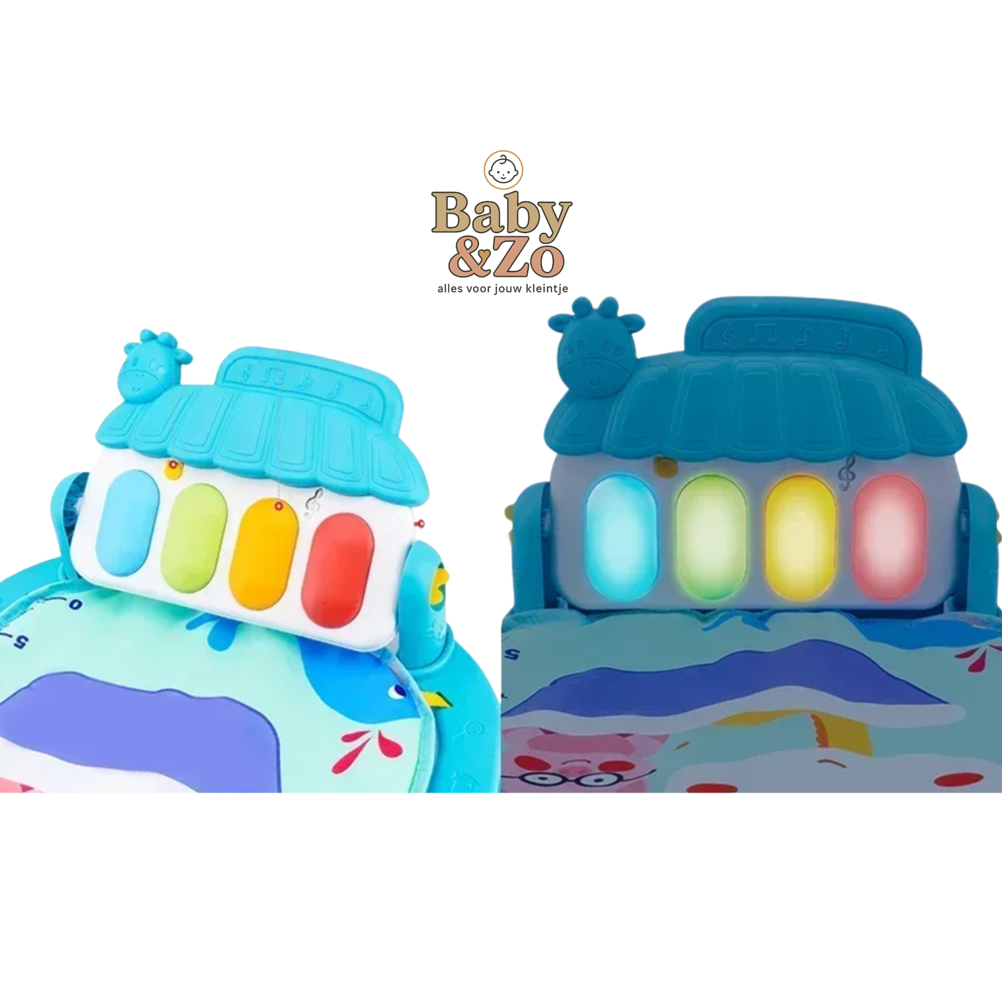 Baby Activiteitengym met Piano, Speelkleed & Muziek