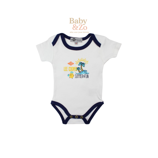 Lee Cooper 3-delig Babysetje Boxpakje, Romper & Slabbetje